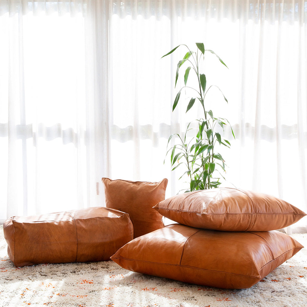 Leather Pillows Collection